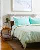 Turquoise Chambray Pillowcase Set