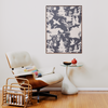 a chair and a table in a room