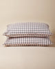 Pink & Charcoal Gingham Pillowcase Set