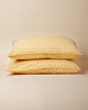 Flax Gingham Pillowcase Set