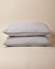 Ash Grey Chambray Pillowcase Set