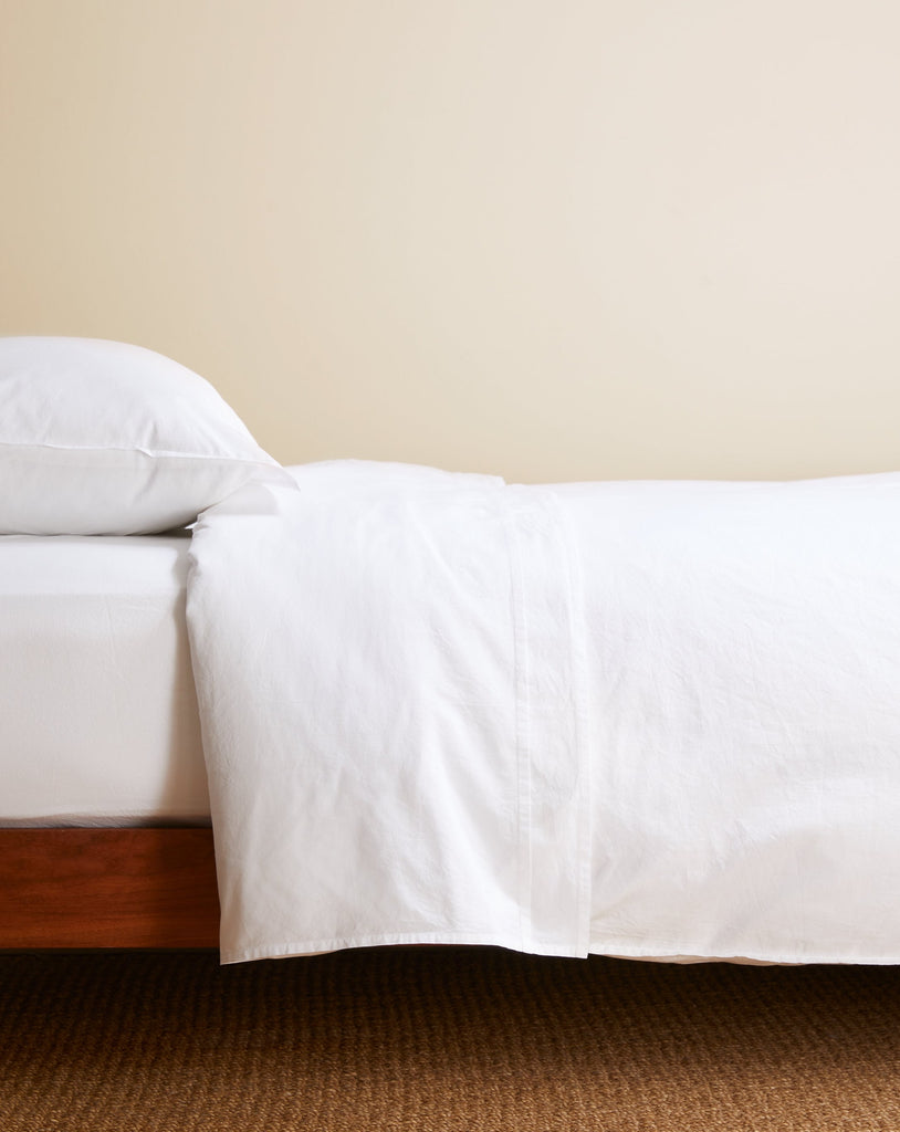White Chambray Sheet Set