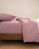 Chili Gingham Sheet Set
