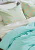 Turquoise Chambray Duvet Cover
