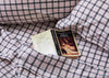 Pink & Charcoal Gingham Sheet Set