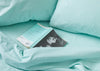 Turquoise Chambray Sheet Set